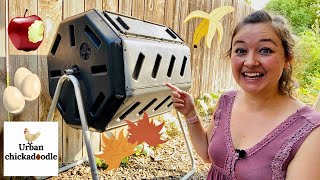 How To Use A Compost Tumbler For Beginners [upl. by Pazit]