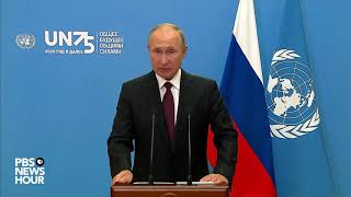 WATCH Russia President Putins full speech at UN General Assembly [upl. by Stephie843]