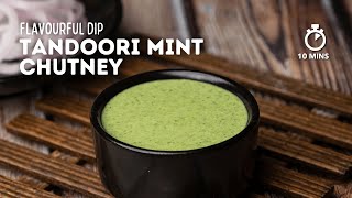 Tandoori Mint Chutney  Mint Dip for Tandoori Chicken  Mint Chutney  Cookd [upl. by Allen]