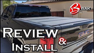 BakFlip MX4 Truck Bed Tonneau Cover Installation 2019  2020 GMC Sierra [upl. by Yehc]