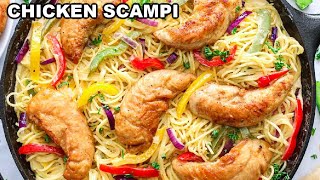 Chicken Scampi Recipe Olive Garden Copycat [upl. by Nilra]