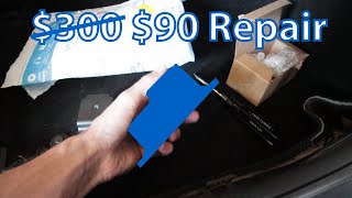 Mercedes C400 Auxiliary Battery Replacement [upl. by Kiryt]