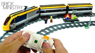 LEGO 60197 CITY ● Passenger Train Speed Build Review [upl. by Merla]