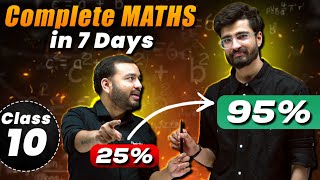 Class 10  Complete Maths in 7 Days  RITIK SIR is Back ☠️ Gap Days Strategy  Alakh Pandey [upl. by Cornwell]