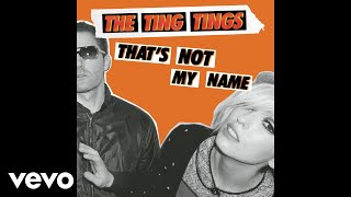 The Ting Tings  Thats Not My Name Radio Edit Audio [upl. by Eladnwahs117]