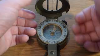 Standard military Prismatic Compass [upl. by Ormond]