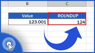 How to ROUNDUP in Excel [upl. by Ihab]