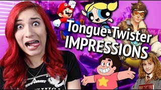 TONGUETWISTER VOICE IMPRESSIONS English Spanish German Dutch amp more [upl. by Elonore]