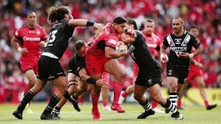 Kiwis Vs Mate Maa Tonga  RLWC 2017 Highlights [upl. by Acinehs]