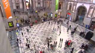 Flashmob Do Re Mi  Antwerp Train Stationflv [upl. by Hadnama]