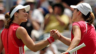 Justine Henin v Martina Hingis  Sydney 2006 R1 Highlights [upl. by Aicella136]