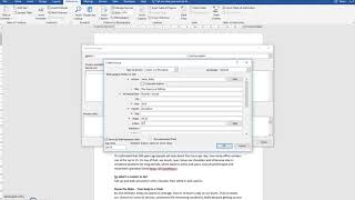 Add APA Referencing to a Microsoft Word Document [upl. by Rimidalv]