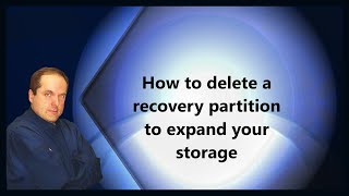 How to delete a recovery partition to expand your storage [upl. by Duahsar]