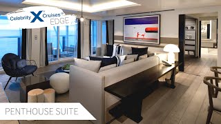 Penthouse Suite  Celebrity Edge Full Walkthrough Tour amp Review 4K  Retreat 2021 [upl. by Marci819]