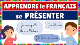 Apprendre le français  se présenter [upl. by Cairistiona]