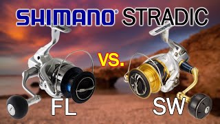 Shimano Stradic SW vs Shimano Stradic FL Review and Comparison [upl. by Otreblide]