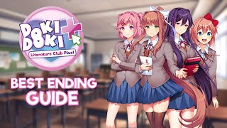 How to get the BEST ENDING in Doki Doki Literature Club Plus Full Ending Walkthrough [upl. by Bartolemo525]