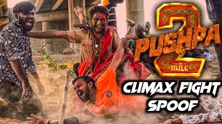 Pushpa 2 Climax Fight amp Dialogue Spoof In Hindi🔥🔥  Life The End  Pushpa 2 Last Fight Scene Spoof [upl. by Ahsrats735]