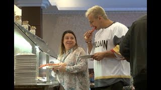 Eating Strangers Food At Buffet Prank [upl. by Anigue]