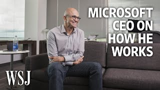 Microsoft CEO Satya Nadella How I Work  WSJ [upl. by Idoux618]