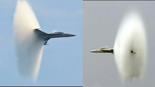 Jets breaking sound barrier SONIC BOOM Compilation [upl. by Patti]