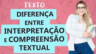 INTERPRETAÇÃO E COMPREENSÃO DE TEXTOS  Aula 14  Profa Pamba  Texto [upl. by Hinson436]