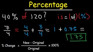 Percentage Word Problems [upl. by Odlabso]