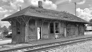 Exploring Abandoned Railroad Station And This Happened Ghost Home On Indiana amp Ohio Railway [upl. by Idhem]