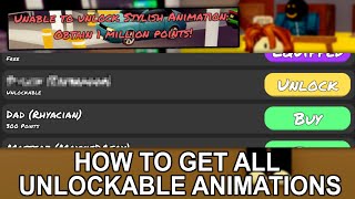 how to get ALL unlockable animations in funky friday [upl. by Nnagem715]