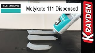 Molykote 111 Silicone Compound Dispensed [upl. by Tilford]