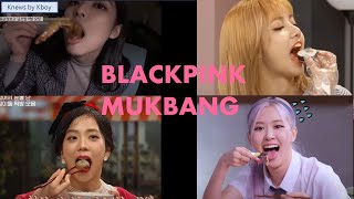 BLACKPINK EATING SHOW  MUKBANG [upl. by Zahara]