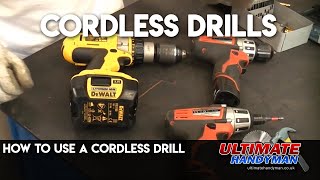 How to use a cordless drill [upl. by Isiahi]