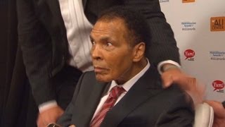 Muhammad Ali makes rare public appearance [upl. by Audrit]