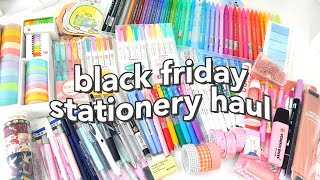 Black Friday Stationery Haul  Stationery Pal 🖤 [upl. by Oisangi]