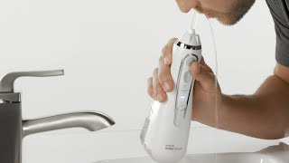 How to Use the Waterpik™ Cordless Advanced Water Flosser WP560 [upl. by Akiram]