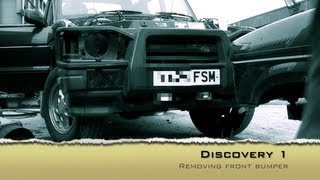 Land Rover Discovery Front Bumper  How To Remove [upl. by Montfort]