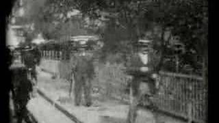 Panorama of moving sidewalk Paris Expo 1900 [upl. by Gordy882]