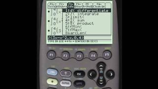 TI89 How to Integrate Using Your Calculator [upl. by Ellinej]