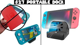 Portable quotYezroquot TV Dock with Cooling Fan  Nintendo SwitchSwitch LITE Accessories [upl. by Jodi295]