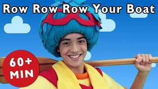 Row Row Row Your Boat  More  Nursery Rhymes from Mother Goose Club [upl. by Aneehsat]