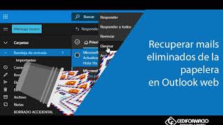 Recuperar mensajes de correo de Outlook web eliminados de la papelera [upl. by Artiek743]