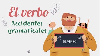 El verbo y sus accidentes gramaticales  Tercero de secundaria Lenguaje [upl. by Ynotna]