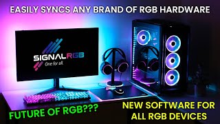 RGB software for all brands SignalRGB The future of RGB software [upl. by Eenal]