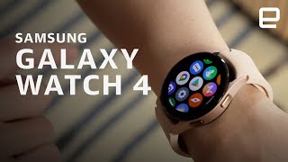 Samsung Galaxy Watch 4 handson Faster and packed with health features [upl. by Naquin205]