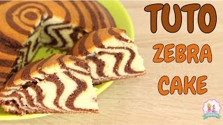 ♡• RECETTE GATEAU ZEBRÉ MOELLEUX ET FACILE  HOW TO MAKE A ZEBRA CAKE •♡ [upl. by Nysila]