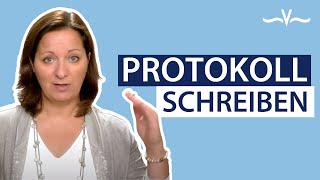 Effizient Protokolle schreiben  so gehts  Stefanie Voss [upl. by Sybyl]