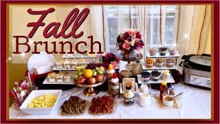 How to do a FALL BRUNCH amp OATMEAL Bar BUFFET [upl. by Assirak]