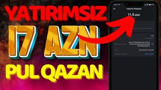 YATIRIMSIZ HƏR GÜN 62 AZN ÖDƏMƏ AL💰  İnternetdən pul qazanmaq [upl. by Aydidey]