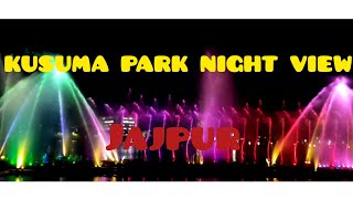 Musical Fountain At Kusuma Lake  Ame Jajpuria Song Full Video  Kusuma Park Night View  Jajpur [upl. by Eiloj279]