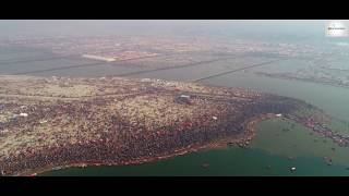 Kumbh Mela 2019  Drone View in 4K [upl. by Chouest]